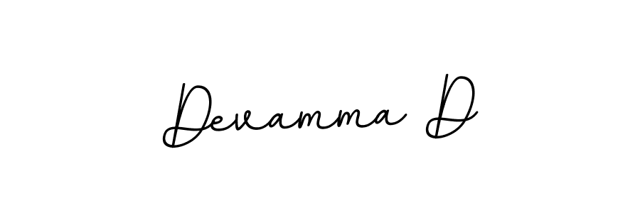 Use a signature maker to create a handwritten signature online. With this signature software, you can design (BallpointsItalic-DORy9) your own signature for name Devamma D. Devamma D signature style 11 images and pictures png