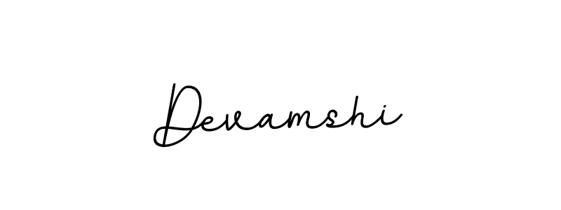 The best way (BallpointsItalic-DORy9) to make a short signature is to pick only two or three words in your name. The name Devamshi include a total of six letters. For converting this name. Devamshi signature style 11 images and pictures png