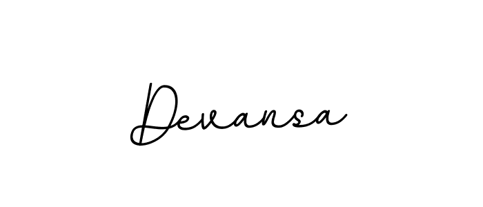 You should practise on your own different ways (BallpointsItalic-DORy9) to write your name (Devansa) in signature. don't let someone else do it for you. Devansa signature style 11 images and pictures png