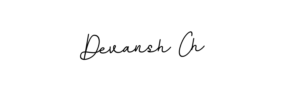 Make a beautiful signature design for name Devansh Ch. Use this online signature maker to create a handwritten signature for free. Devansh Ch signature style 11 images and pictures png