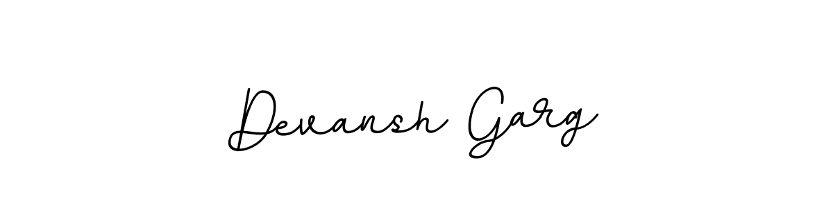 Design your own signature with our free online signature maker. With this signature software, you can create a handwritten (BallpointsItalic-DORy9) signature for name Devansh Garg. Devansh Garg signature style 11 images and pictures png