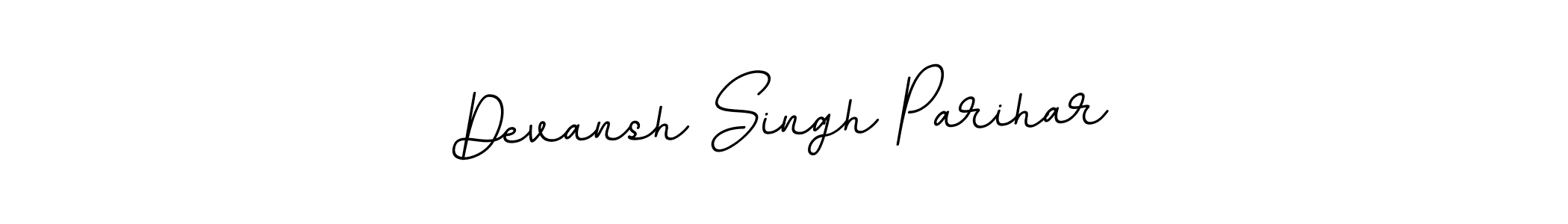 How to make Devansh Singh Parihar name signature. Use BallpointsItalic-DORy9 style for creating short signs online. This is the latest handwritten sign. Devansh Singh Parihar signature style 11 images and pictures png