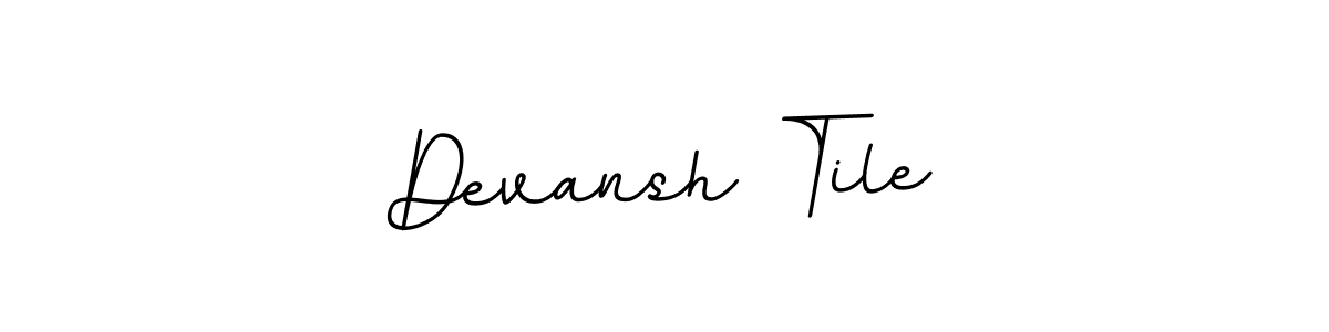 Make a beautiful signature design for name Devansh Tile. Use this online signature maker to create a handwritten signature for free. Devansh Tile signature style 11 images and pictures png