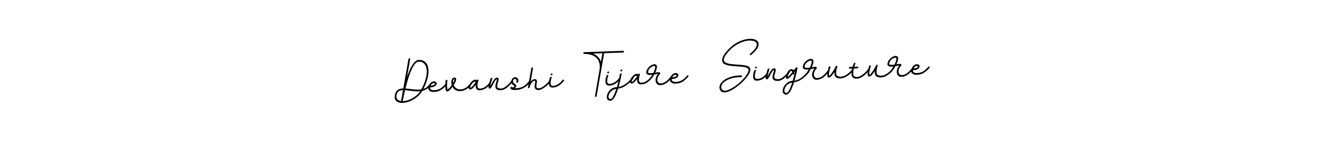 You can use this online signature creator to create a handwritten signature for the name Devanshi Tijare  Singruture. This is the best online autograph maker. Devanshi Tijare  Singruture signature style 11 images and pictures png