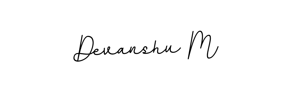 How to Draw Devanshu M signature style? BallpointsItalic-DORy9 is a latest design signature styles for name Devanshu M. Devanshu M signature style 11 images and pictures png