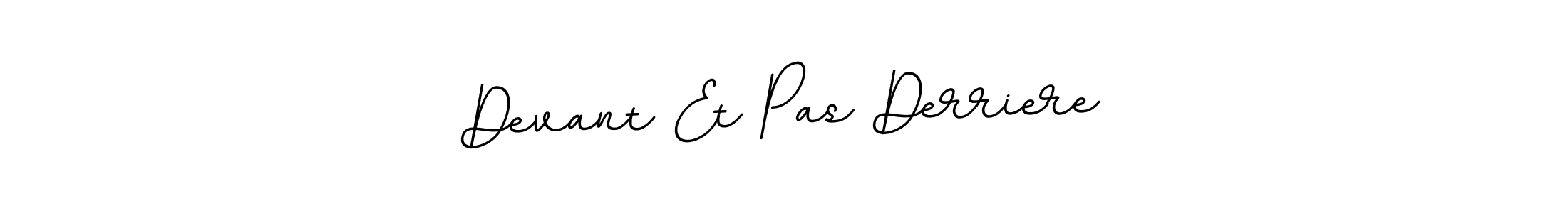 if you are searching for the best signature style for your name Devant Et Pas Derriere. so please give up your signature search. here we have designed multiple signature styles  using BallpointsItalic-DORy9. Devant Et Pas Derriere signature style 11 images and pictures png