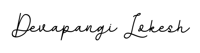 Download transparent PNG signature for name Devapangi Lokesh styled with BallpointsItalic-DORy9 font. Ready to paste directly into PDF and Word agreements. Devapangi Lokesh signature style 11 images and pictures png