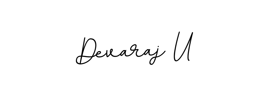 Also we have Devaraj U name is the best signature style. Create professional handwritten signature collection using BallpointsItalic-DORy9 autograph style. Devaraj U signature style 11 images and pictures png