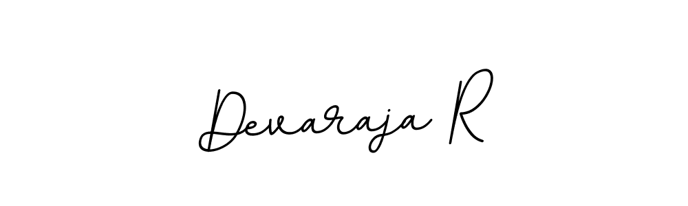 Make a beautiful signature design for name Devaraja R. With this signature (BallpointsItalic-DORy9) style, you can create a handwritten signature for free. Devaraja R signature style 11 images and pictures png