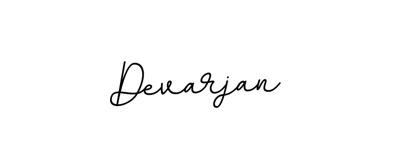 The best way (BallpointsItalic-DORy9) to make a short signature is to pick only two or three words in your name. The name Devarjan include a total of six letters. For converting this name. Devarjan signature style 11 images and pictures png