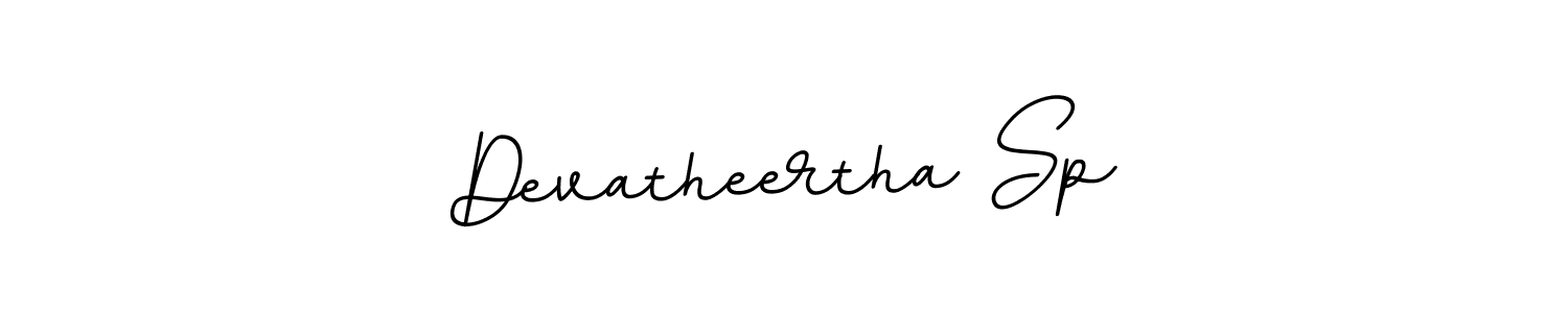 The best way (BallpointsItalic-DORy9) to make a short signature is to pick only two or three words in your name. The name Devatheertha Sp include a total of six letters. For converting this name. Devatheertha Sp signature style 11 images and pictures png