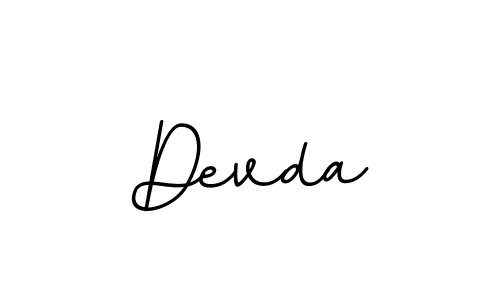 Design your own signature with our free online signature maker. With this signature software, you can create a handwritten (BallpointsItalic-DORy9) signature for name Devda. Devda signature style 11 images and pictures png