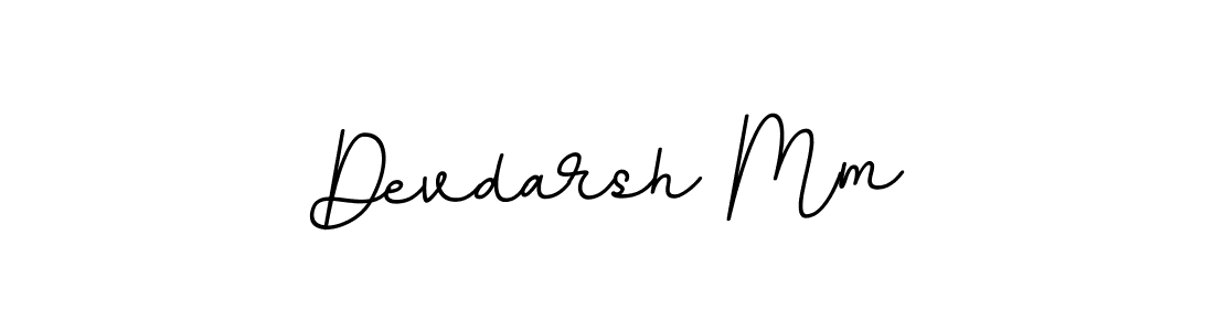 Make a beautiful signature design for name Devdarsh Mm. With this signature (BallpointsItalic-DORy9) style, you can create a handwritten signature for free. Devdarsh Mm signature style 11 images and pictures png