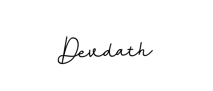 Devdath stylish signature style. Best Handwritten Sign (BallpointsItalic-DORy9) for my name. Handwritten Signature Collection Ideas for my name Devdath. Devdath signature style 11 images and pictures png