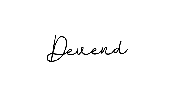 Design your own signature with our free online signature maker. With this signature software, you can create a handwritten (BallpointsItalic-DORy9) signature for name Devend. Devend signature style 11 images and pictures png