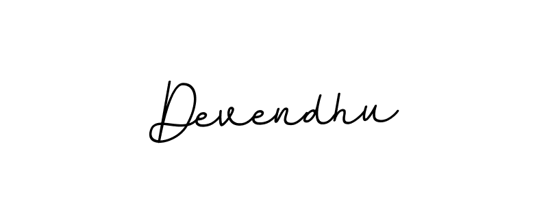 Design your own signature with our free online signature maker. With this signature software, you can create a handwritten (BallpointsItalic-DORy9) signature for name Devendhu. Devendhu signature style 11 images and pictures png