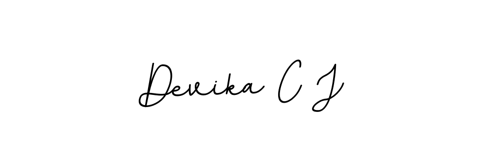 Make a beautiful signature design for name Devika C J. Use this online signature maker to create a handwritten signature for free. Devika C J signature style 11 images and pictures png