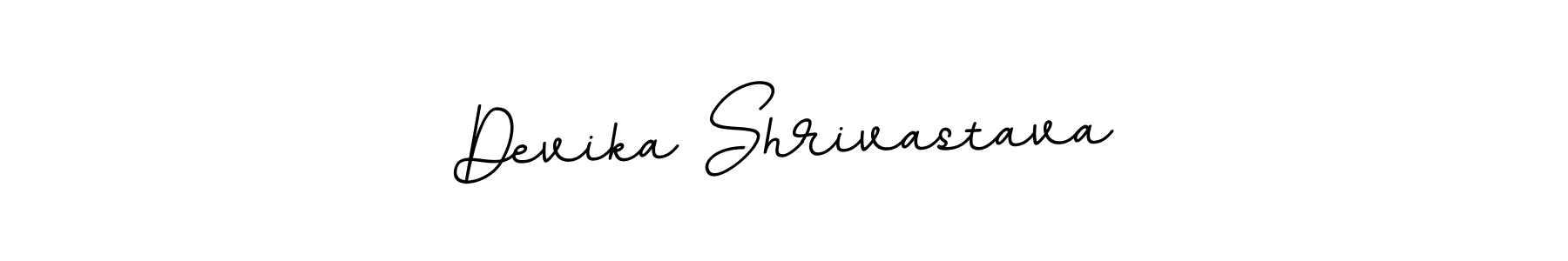 You should practise on your own different ways (BallpointsItalic-DORy9) to write your name (Devika Shrivastava) in signature. don't let someone else do it for you. Devika Shrivastava signature style 11 images and pictures png