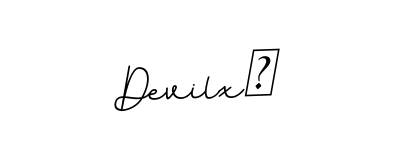 Create a beautiful signature design for name Devilx³. With this signature (BallpointsItalic-DORy9) fonts, you can make a handwritten signature for free. Devilx³ signature style 11 images and pictures png