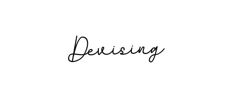 Make a beautiful signature design for name Devising. With this signature (BallpointsItalic-DORy9) style, you can create a handwritten signature for free. Devising signature style 11 images and pictures png