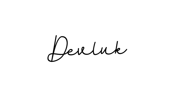 The best way (BallpointsItalic-DORy9) to make a short signature is to pick only two or three words in your name. The name Devluk include a total of six letters. For converting this name. Devluk signature style 11 images and pictures png