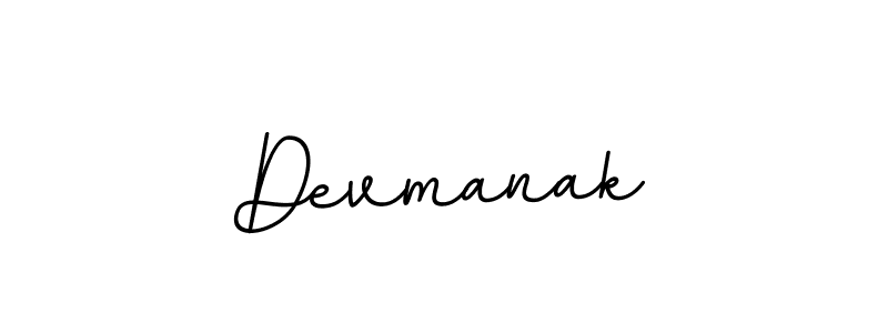 How to make Devmanak name signature. Use BallpointsItalic-DORy9 style for creating short signs online. This is the latest handwritten sign. Devmanak signature style 11 images and pictures png