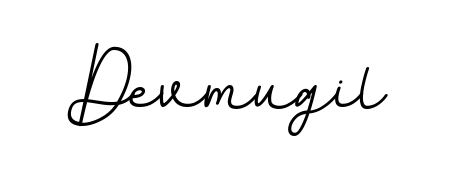 The best way (BallpointsItalic-DORy9) to make a short signature is to pick only two or three words in your name. For converting this name Devmugil. Devmugil signature style 11 images and pictures png