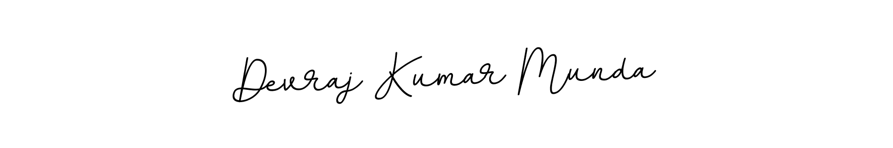 Design your own signature with our free online signature maker. With this signature software, you can create a handwritten (BallpointsItalic-DORy9) signature for name Devraj Kumar Munda. Devraj Kumar Munda signature style 11 images and pictures png