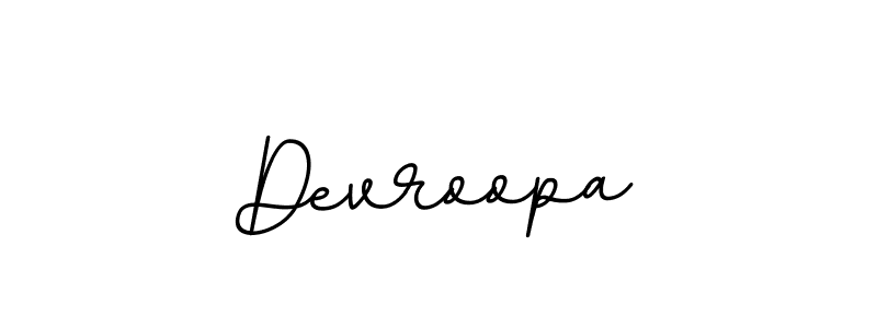 Make a beautiful signature design for name Devroopa. With this signature (BallpointsItalic-DORy9) style, you can create a handwritten signature for free. Devroopa signature style 11 images and pictures png
