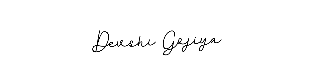 How to make Devshi Gojiya signature? BallpointsItalic-DORy9 is a professional autograph style. Create handwritten signature for Devshi Gojiya name. Devshi Gojiya signature style 11 images and pictures png