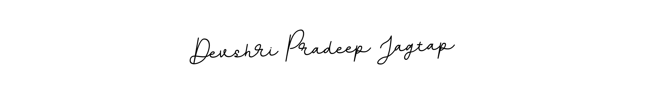 Design your own signature with our free online signature maker. With this signature software, you can create a handwritten (BallpointsItalic-DORy9) signature for name Devshri Pradeep Jagtap. Devshri Pradeep Jagtap signature style 11 images and pictures png