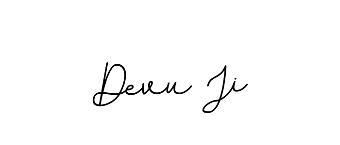 How to make Devu Ji name signature. Use BallpointsItalic-DORy9 style for creating short signs online. This is the latest handwritten sign. Devu Ji signature style 11 images and pictures png