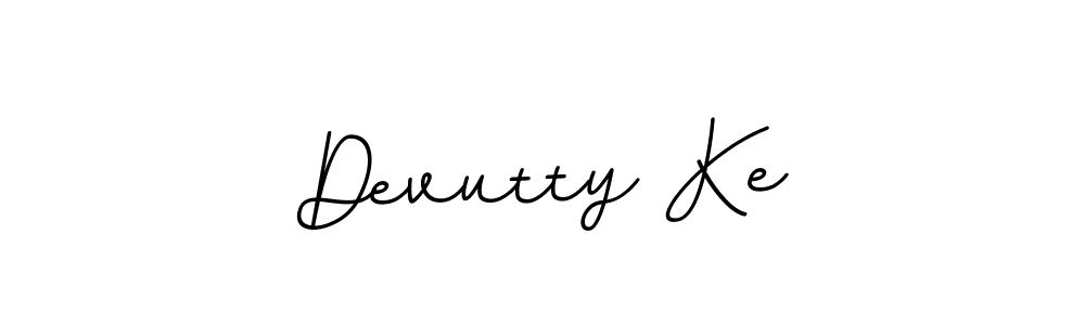 The best way (BallpointsItalic-DORy9) to make a short signature is to pick only two or three words in your name. The name Devutty Ke include a total of six letters. For converting this name. Devutty Ke signature style 11 images and pictures png