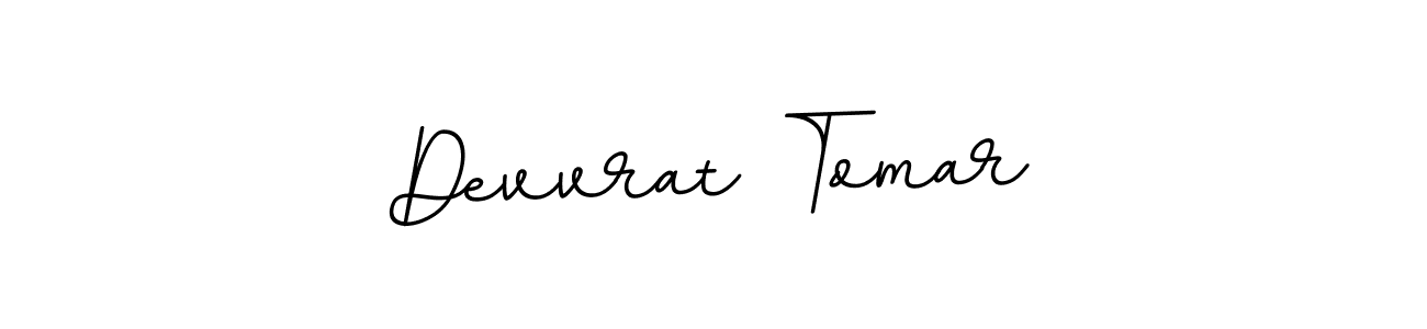 How to make Devvrat Tomar name signature. Use BallpointsItalic-DORy9 style for creating short signs online. This is the latest handwritten sign. Devvrat Tomar signature style 11 images and pictures png