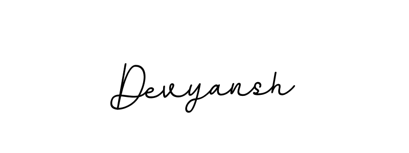 How to make Devyansh name signature. Use BallpointsItalic-DORy9 style for creating short signs online. This is the latest handwritten sign. Devyansh signature style 11 images and pictures png