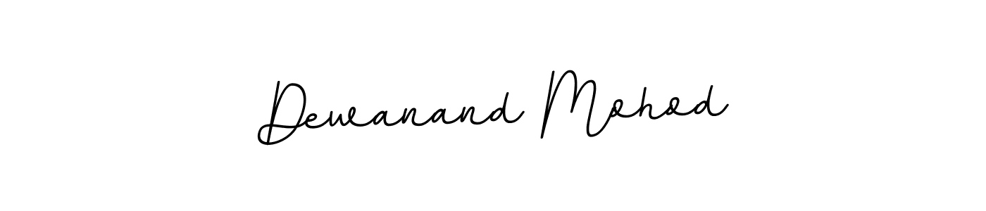 Use a signature maker to create a handwritten signature online. With this signature software, you can design (BallpointsItalic-DORy9) your own signature for name Dewanand Mohod. Dewanand Mohod signature style 11 images and pictures png