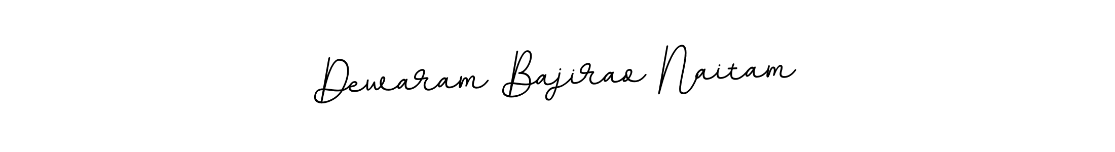 Create a beautiful signature design for name Dewaram Bajirao Naitam. With this signature (BallpointsItalic-DORy9) fonts, you can make a handwritten signature for free. Dewaram Bajirao Naitam signature style 11 images and pictures png