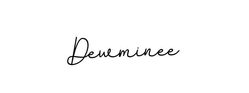 Use a signature maker to create a handwritten signature online. With this signature software, you can design (BallpointsItalic-DORy9) your own signature for name Dewminee. Dewminee signature style 11 images and pictures png