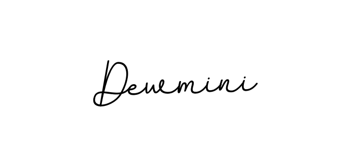 You should practise on your own different ways (BallpointsItalic-DORy9) to write your name (Dewmini) in signature. don't let someone else do it for you. Dewmini signature style 11 images and pictures png