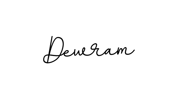 How to make Dewram name signature. Use BallpointsItalic-DORy9 style for creating short signs online. This is the latest handwritten sign. Dewram signature style 11 images and pictures png