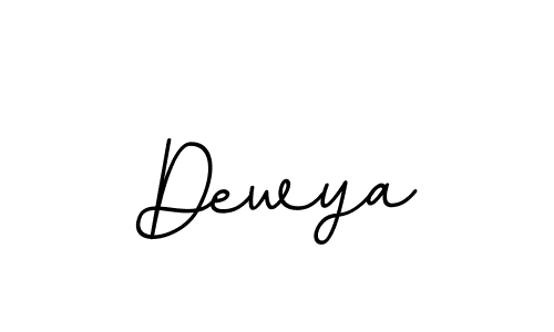 You should practise on your own different ways (BallpointsItalic-DORy9) to write your name (Dewya) in signature. don't let someone else do it for you. Dewya signature style 11 images and pictures png