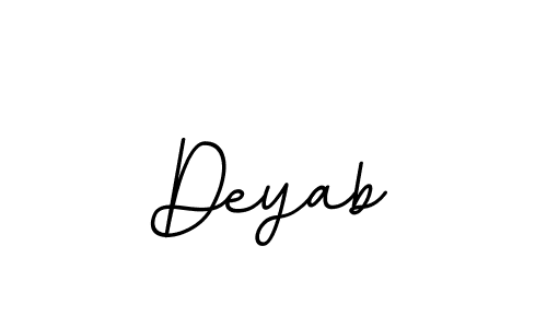 The best way (BallpointsItalic-DORy9) to make a short signature is to pick only two or three words in your name. The name Deyab include a total of six letters. For converting this name. Deyab signature style 11 images and pictures png