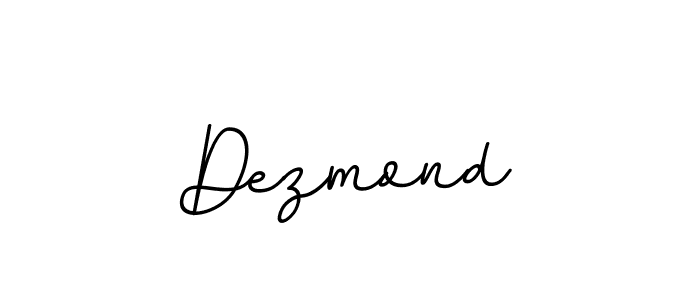 Create a beautiful signature design for name Dezmond. With this signature (BallpointsItalic-DORy9) fonts, you can make a handwritten signature for free. Dezmond signature style 11 images and pictures png