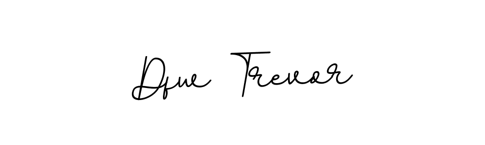 How to make Dfw Trevor signature? BallpointsItalic-DORy9 is a professional autograph style. Create handwritten signature for Dfw Trevor name. Dfw Trevor signature style 11 images and pictures png