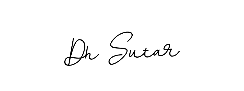 Design your own signature with our free online signature maker. With this signature software, you can create a handwritten (BallpointsItalic-DORy9) signature for name Dh Sutar. Dh Sutar signature style 11 images and pictures png