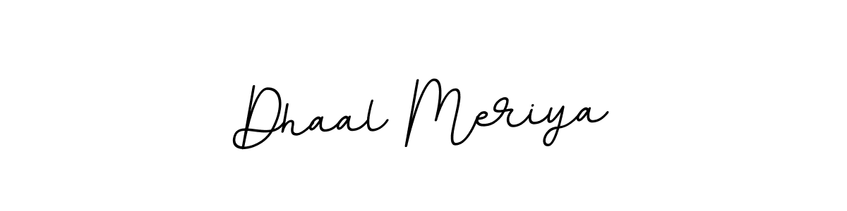 Design your own signature with our free online signature maker. With this signature software, you can create a handwritten (BallpointsItalic-DORy9) signature for name Dhaal Meriya. Dhaal Meriya signature style 11 images and pictures png
