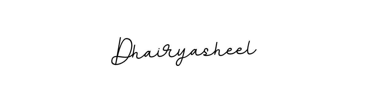 How to Draw Dhairyasheel signature style? BallpointsItalic-DORy9 is a latest design signature styles for name Dhairyasheel. Dhairyasheel signature style 11 images and pictures png