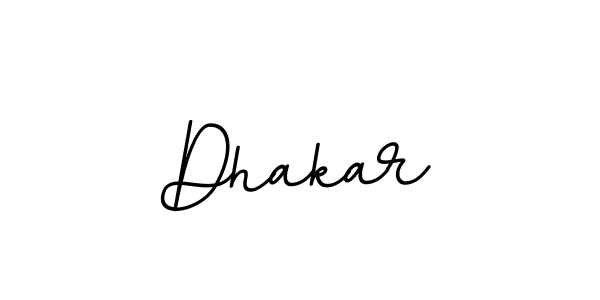 Create a beautiful signature design for name Dhakar. With this signature (BallpointsItalic-DORy9) fonts, you can make a handwritten signature for free. Dhakar signature style 11 images and pictures png