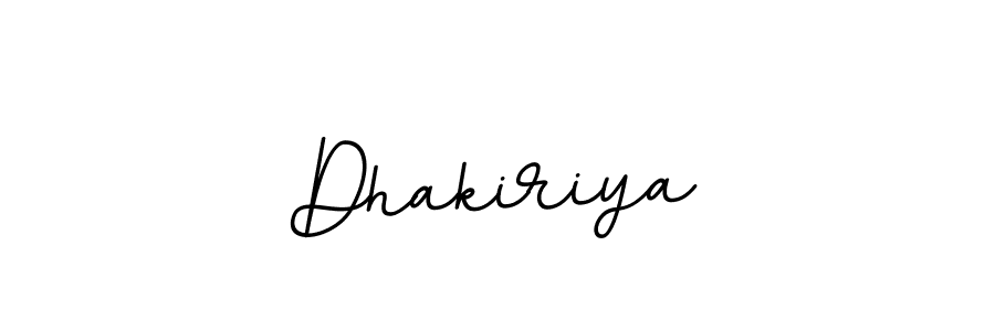 How to make Dhakiriya name signature. Use BallpointsItalic-DORy9 style for creating short signs online. This is the latest handwritten sign. Dhakiriya signature style 11 images and pictures png
