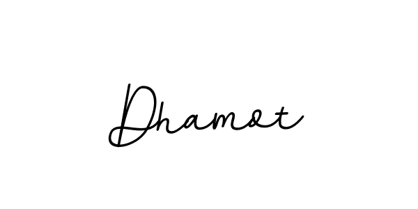 Dhamot stylish signature style. Best Handwritten Sign (BallpointsItalic-DORy9) for my name. Handwritten Signature Collection Ideas for my name Dhamot. Dhamot signature style 11 images and pictures png